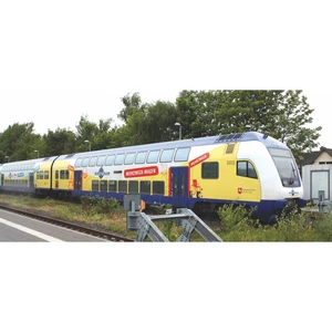 Piko H0 58369 H0 súprava metronómov 3 dvojpodlažných vagónov