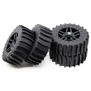 4PCS 17mm Connector Off Road Desert Tires Paddling Tires Beach Racing Tires For 1/8 ARRMA TRAXXAS RC Car Parts
