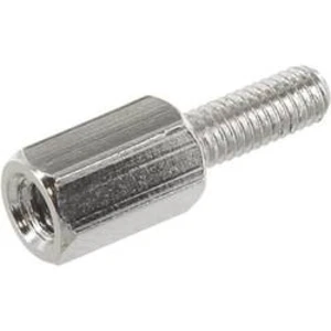 TRU COMPONENTS Distanční váleček se ZÁV. Vnitřní/vnější M3 N/A 18 mm 1 ks