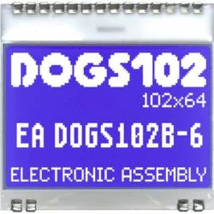 LCD displej Electronic Assembly EADOGS102B-6 EADOGS102B-6, (š x v x h) 39 x 41 x 2 mm