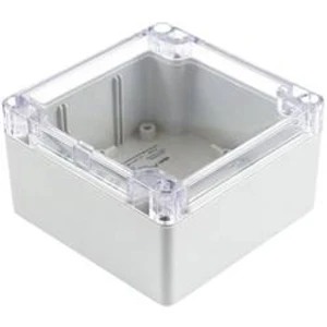 Univerzální pouzdro Hammond Electronics 1554 PC CL 1554L2GYCL, polykarbonát, šedá, 1 ks
