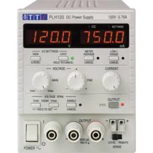 Laboratorní zdroj s nastavitelným napětím Aim TTi PLH120, 0 - 120 V, 0 - 0.75 A, 90 W, Počet výstupů: 1 x