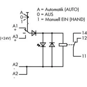 Reléový modul pro montáž do řady WAGO 789-326, 24 V/DC, 12 A, 1 přepínací kontakt