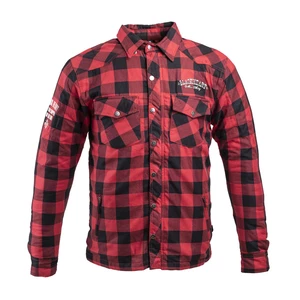 Flanelová košile W-TEC Black Heart Reginald s aramidem  červeno-černá  3XL