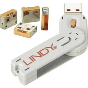 Zámek portu USB sada 4 ks LINDY N/A 40453