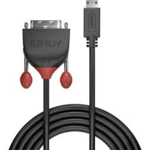 HDMI / DVI kabel LINDY [1x mini HDMI zástrčka C - 1x DVI zástrčka 18+1pólová] černá 1.00 m