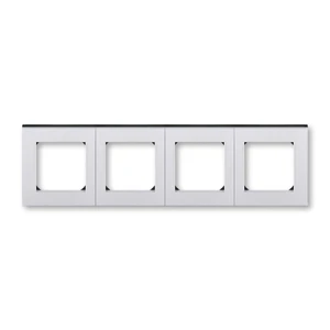 ABB Levit čtyřrámeček titanová/kouřová černá 3901H-A05040 70