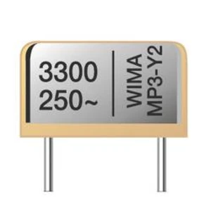 Odrušovací kondenzátor Y2 Wima, 0,01 µF, 20 %, 19 x 5 x 13 mm