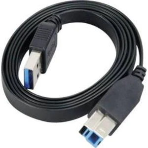 USB 3.0 kabel Akasa AK-CBUB14-20BK, 2.00 m, černá