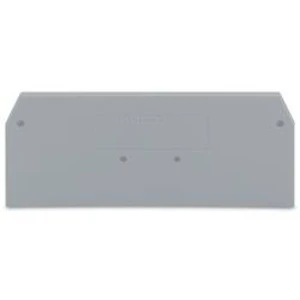 Koncová a oddělovací deska, WAGO 280-324, 63.8 mm x 2.5 mm x 28 mm , 100 ks