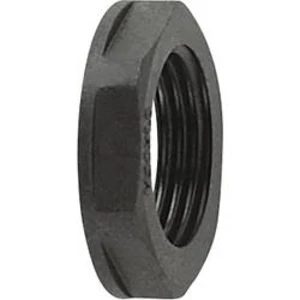 Pojistná matka HellermannTyton ALPA-M63-PA66GF30-BK, 166-50140, polyamid 6.6, 1 ks