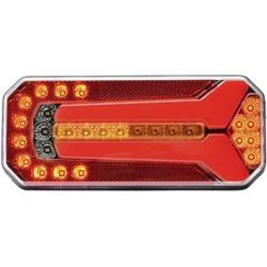 WAS zadní světla přívěsu 1151 DD L/P, vzadu, vlevo, vpravo, 12 V, 24 V, vícebarevná, čiré sklo