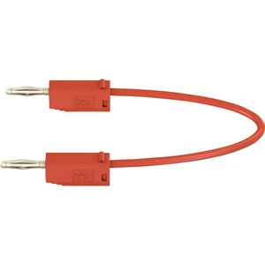 Stäubli LK205 merací kábel [lamelový zástrčka 2 mm  - lamelový zástrčka 2 mm ] 30.00 cm červená 1 ks