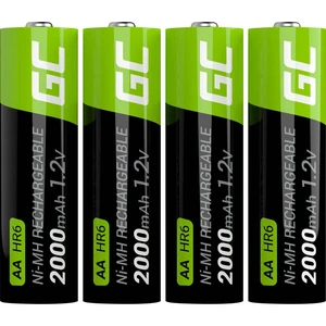 Green Cell HR6 tužkový akumulátor typu AA  Ni-MH 2000 mAh 1.2 V 4 ks