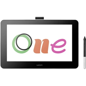 Wacom One 13 USB grafický tablet En.trieda 2021: D (A - G) čierna