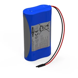 Ansmann 2S1P akupack - sada nabíjacích batérií 2x 18650 s káblom Li-Ion akumulátor 7.4 V 2600 mAh