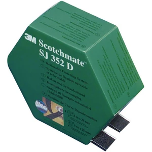 lepiaci pásik so suchým zipsom 3M SJ 352D Scotchmate 7000070522, (d x š) 5000 mm x 25.4 mm, čierna, 1 pár