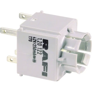 RAFI 1.20122.061 spínacie kontaktné teleso  1 rozpínací, 1 spínací  s aretáciou 250 V 1 ks
