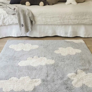 LORENA CANALS Prateľný koberec Clouds Grey