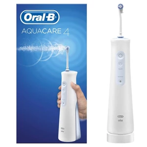 Ústna sprcha Oral-B Aquacare 4 ústna sprcha • technológia Oxyjet • režim pulzovania • lineárny/rotačný prúd vody • odstránenie nečistôt i z medzizubný