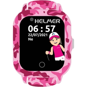 Inteligentné hodinky Helmer LK 710 dětské s GPS lokátorem (hlmlk710r) červené detské hodinky • 1,33" TFT LCD displej • dotykové ovládanie • Wi-Fi • GP