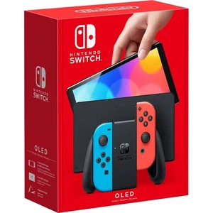 Herná konzola Nintendo SWITCH - OLED Model (Neon red & Blue set) (NSH007) hybridná herná konzola Nintendo Switch • 7" dotykový OLED displej • max. roz