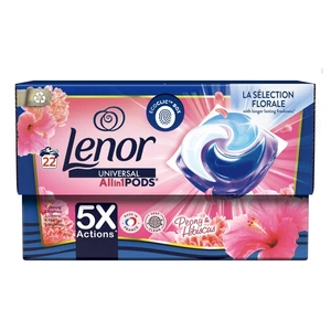 LENOR Kapsle na praní Peony & Hibiscus 22 praní