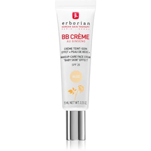 Erborian BB Cream tónovací krém pre dokonalý vzhľad pleti SPF 20 malé balenie odtieň Nude  15 ml