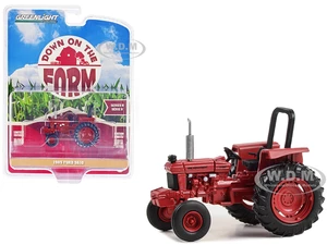 1985 Ford 5610 Tractor Red "Memphis Tennessee Fire Department" "Down on the Farm" Series 8 1/64 Diecast Model by Greenlight