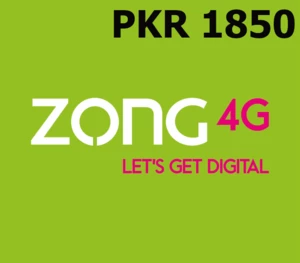 Zong 1850 PKR Mobile Top-up PK