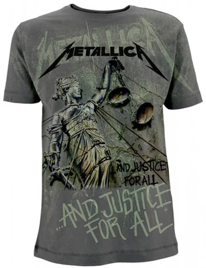 Metallica Tričko And Justice For All Muži Grey M