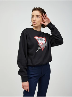 Black Womens Sweatshirt Guess - Women