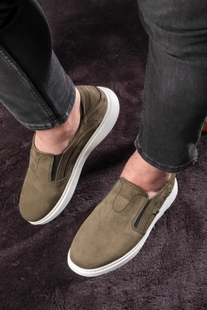 Ducavelli Flloyd Genuine Leather Men's Casual Shoes, Summer Shoes, Lightweight Shoes, Loafers.