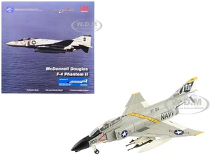 McDonnell Douglas F-4B Phantom II Fighter Aircraft "VF-84 Jolly Rogers USS Independence" (1964) United States Navy "Air Power Series" 1/72 Diecast Mo