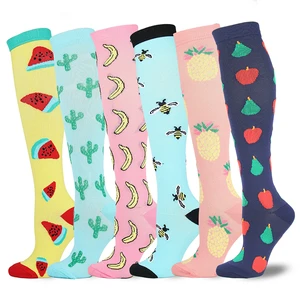 New Women Compression Socks Anti Fatigue Varicose Veins Edema Knee High 30 MmHg Sports Running Marathon Men Compression Stocking