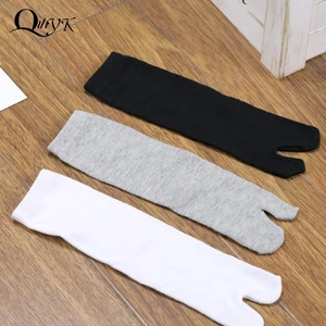 Bamboo Japanese Men And Women Summer Fiber Two Finger Socks Black Kimono Flip Flop Sandal Split Ninjia White Tabi Toe Socks