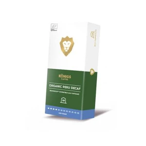 Café Konigs Organic Peru Decaf - 10 kapslí pro Nespresso kávovary