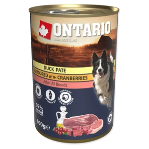 ONTARIO Konzerva kachní paté s brusinkami 400 g