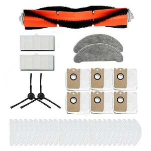 Side Roller Brush Filters Mop Cloth Plastic Replacement Parts For Imou L11 Vacuum Cleaner Accessories