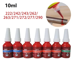 10ml Threadlocker 243 222 242 262 263 271 Threadlocker Anaerobic Adhesive Glue Anti-loose Anti-slip Sealing Thread Locking Agent