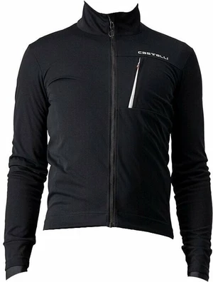 Castelli Go Jacket Light Black/White XL Chaqueta