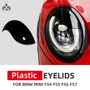 Brand New ABS Plastic Glossy And Matt Black Color Angry Eyelid For Mini Cooper F54 F55 F56 F57 2 Pcs/Set