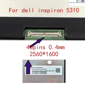 N133GCA-GQ1 NE133QDM-N60 M133NW4J R0 Laptop LED Screen for Dell Inspiron 5310 FHD Display Matrix D/N 024V5X
