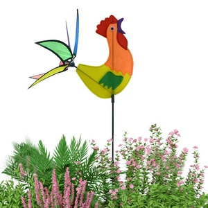 Animal Windmill Garden Windmill Rotating Rod Outdoor Decoration Garden Decoration Ornaments Garden Windmill Courtyard Decoration