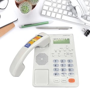 English Telephone for Home Offices Corded Landline with Mute/Redial/Flash Function 16 Type of Ringer Selectable