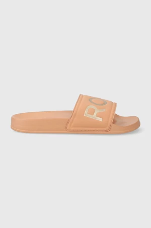 Pantofle Roxy Slippy dámské, oranžová barva, ARJL100679