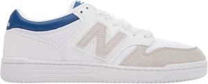 New Balance Unisex 480 Shoes White/Atlantic Blue 44 Sneaker