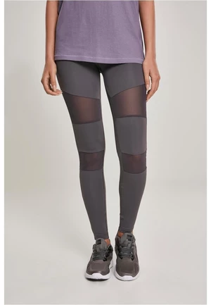 Women's Tech Mesh Leggings - Dark Grey