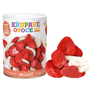 MIXIT Banán Jahoda - chrumkavé ovocie 80 g