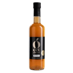 ŽIVINA Ocet jablečný s mateční kulturou a medem RAW 500 ml